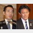 簗農相（左）と井林国交相（Ｃ）日刊ゲンダイ