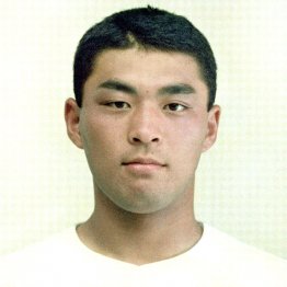 享栄高校時代の近藤真一（のちに真市）／（Ｃ）共同通信社