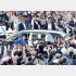 ご視察当日、愛子さまを見ようと黒山の人だかり（Ｃ）日刊ゲンダイ