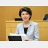 委員長の立場にありながら審議をサボってお仲間の“選挙運動”（小野名利子区議の公式HPから）