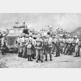 南部フランス領インドシナ（仏印）に上陸、サイゴンまで進駐した日本軍の部隊（Ｃ）共同通信社