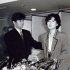 近藤真彦と中森明菜（中森明菜復帰記者会見、1989年）／（Ｃ）日刊ゲンダイ